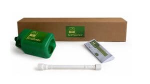 Green fertilizer injection kit with controller and tubing