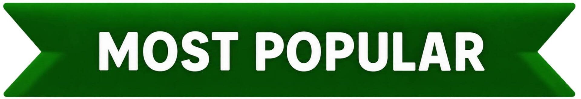 Most popular green ribbon banner